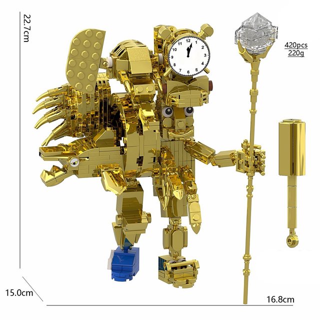 Conjunto de ladrillos Fusion Monster Tralalero – Juguete de construcción creativo con figuras Larlla Boneca Ambalam para niños, fans y colecciones de exhibición