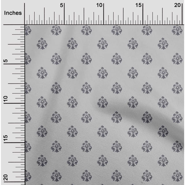oneOone Polyester Lycra Fabric Floral Block Fabric Prints By Yard 56 Inch Wide