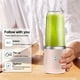 thumbnail image 2 of licuadora exprimidor,Licuadora portátil de 6 cuchillas Mini Juicer Cup 400ml,Exprimidor Vaso Botella Mezclador Exprimidor de frutas,Extractor de máquina Exprimidor de frutas con carga Hugo licuadora exprimidor, 2 of 8