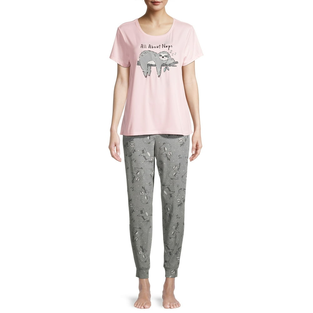 women's sloth pajama pants