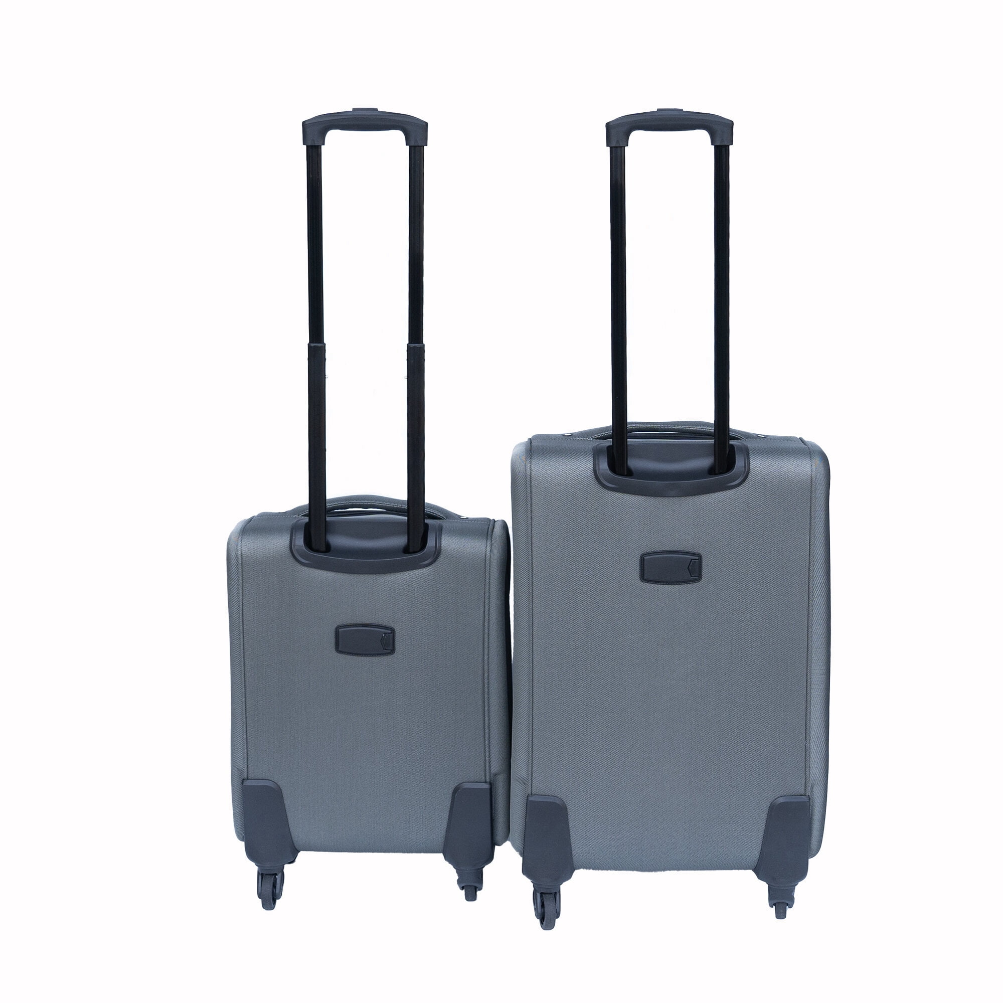 Hardside Suitcase, (20+24) Two-piece suitcase suitcase set Oxtrolley case without password lock universal wheel GRAY, Gray Hardside Luggage,Oxfabric Hardside Checked Luggage