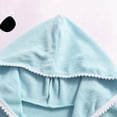 thumbnail image 5 of mgoYE Little Girls Swimsuit Toddler Girl Long Sleeve Swimsuit Beach Dress Cute Cover Ups Ruffle Bathing Suit Cover Up Kids Swimwear(Sky Blue,6-7 Years), 5 of 6