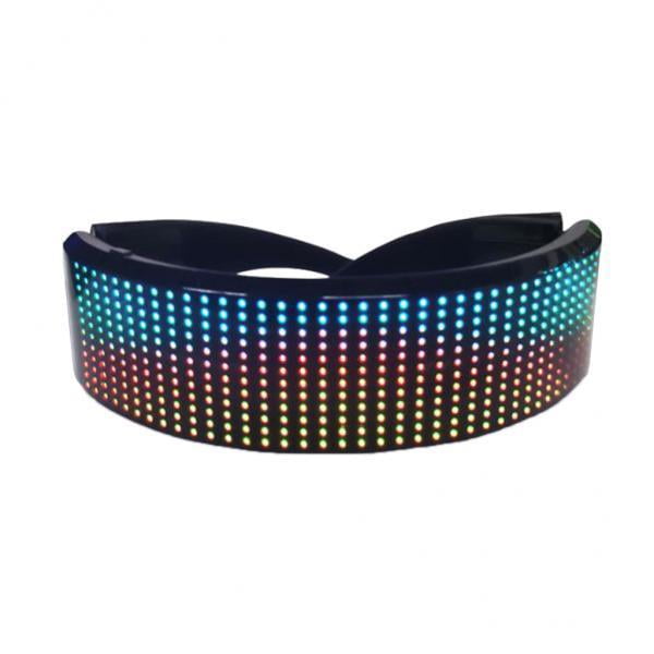 2xDJ Bluetooth LED Gafas De Sol Gafas Fiesta DIY Gafas Brillantes Creativas Sunnimix Lentes de fiesta Bluetooth