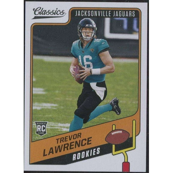 NFL 2021 Classics Football Trevor Lawrence Base Single Sports Card #151 (Rookie)