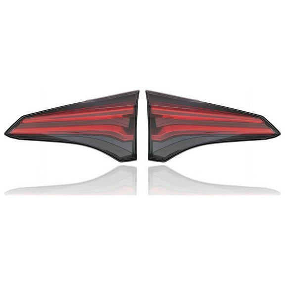 Tail Light - Compatible/Replacement for '16-18 Toyota RAV4/Hybrid SE/Limited/Platinum - LED, Inner On Liftgate - Pair, Left Driver   Right Passenger Set - 8158042032, 8159042032 - CAPA