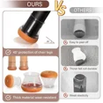 thumbnail image 5 of (Fits: 14-18 mm) 32 pcs small chair leg floor protectors Furniture P, 5 of 5