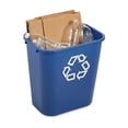 thumbnail image 5 of Products Deskside Recycling Can, 7-Gallon/28-Quart, Blue Recycling Symbol, Plastic, for Bedroom/Bathroom/Office/Under Desk/Sink, Pack of 4, 5 of 7