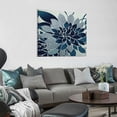 thumbnail image 2 of Fenyluxe Flower Canvas Wall Art Ready To Hang Room Home Decor Masterpiece 16x16in, 2 of 6