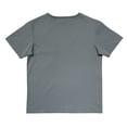 thumbnail image 6 of NinXxx Men's V Neck Solid Large Casual Short Sleeve Pocket Tee Grey M, 6 of 6