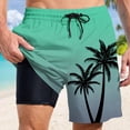 thumbnail image 2 of Kcolen Swim Trunks Men 7 High Elastic Waist Beach Shorts Comfy Swimming Trunks Liner Compression Beach Summer Swimwear, 2 of 4