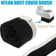 thumbnail image 4 of 3pcs 1 Meter 70mm Dust Cover Vacuum Cleaner Brush Machine Nylon Tool CNC Router Accessories Engraving Machine Brush,3 x Dust Cover Brush,Black, 4 of 6