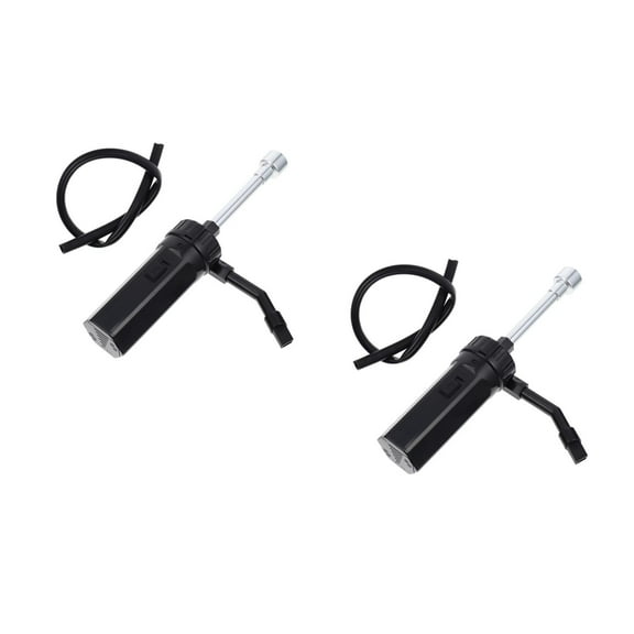 unbranded 2 pcs  Portable Smoker Reusable Salmon Smoker with Extension Tube (Black)