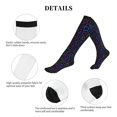 thumbnail image 5 of Sikiie Colored Hearts 1 Pairs Compression Socks for Men and Women 15-20 mmHg Running Support Socks, 5 of 7