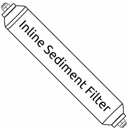 Hydronix Inline Sediment Filter - 2-inch x 10-inch