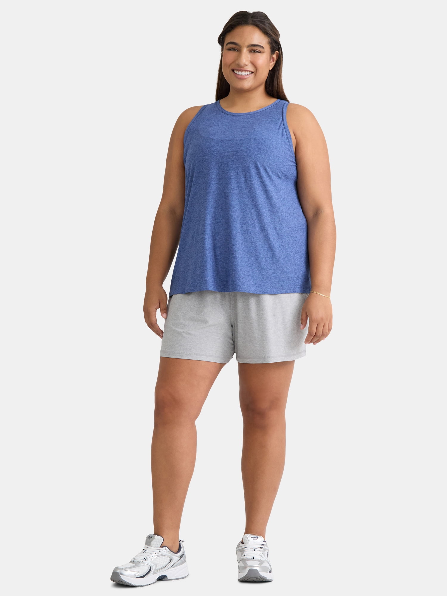 Athletic Works Women's and Women’s Plus ButterCore Soft Performance Gym Shorts, Available in 1, 2 and 5-Pack, Sizes XS-4X