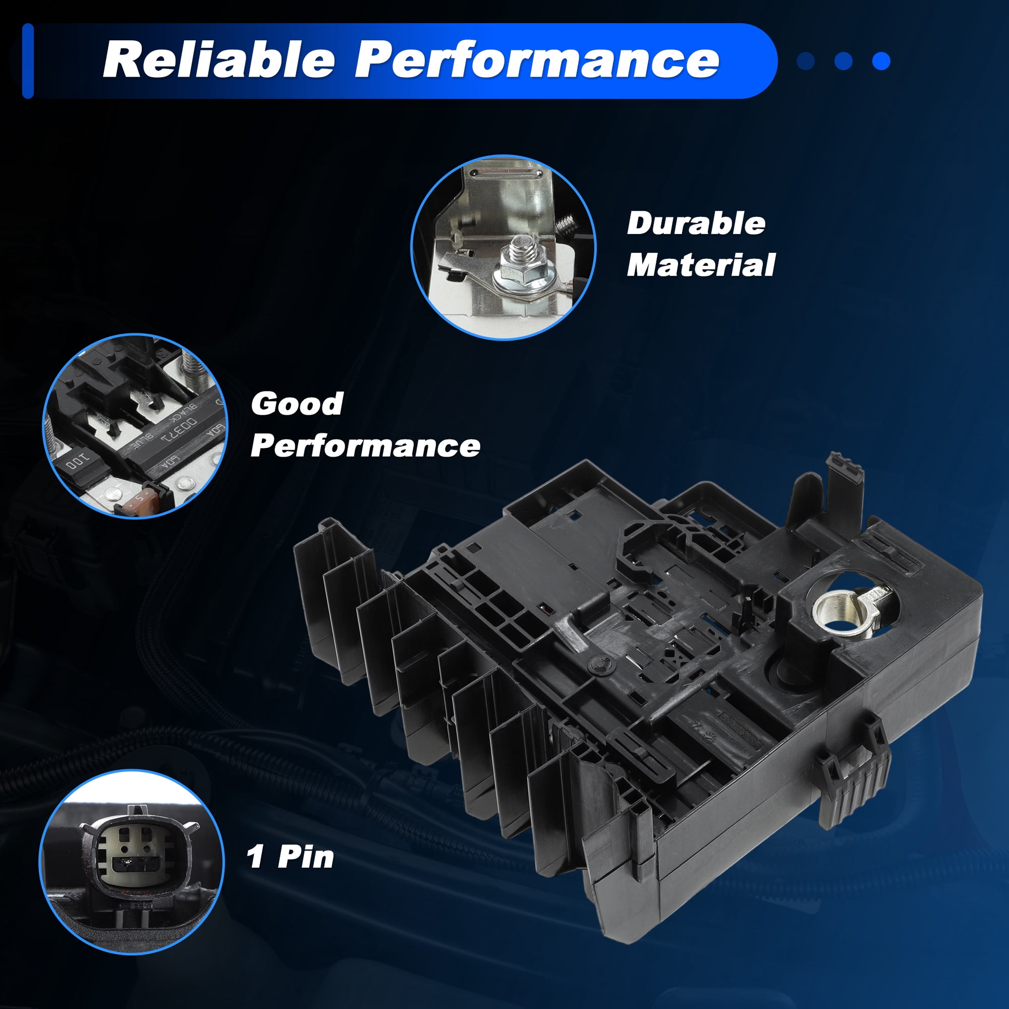 Unique Bargains Battery Distribution Engine Compartment Fuse Block for Chevy for GMC