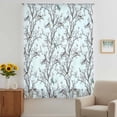 thumbnail image 2 of Natural Trees Branches Sheer Curtains 72 Inches Long, Colored Birds Vintage Rustic Blue Light Filering Curtains, Breathable Simi Curtain Privacy Drapes for Living Room Bedroom Window Treatment, 2 of 9