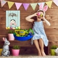 thumbnail image 2 of Happy Easter Basket Pre-Filled Surprise Jumbo Egg w/ Spongebob Plush Balloon Eggs Peeps Candies & Reusable Plastic Egg-Shaped Container Spring Party Favors (Contents Vary), 2 of 7