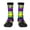 2 Black-1, variant on Geometry Dash Funny Socks Men Women Adults Novelty Graphic Crew Tube Socks Crazy Design Casual Dress Socks for Sports,Running,Travel