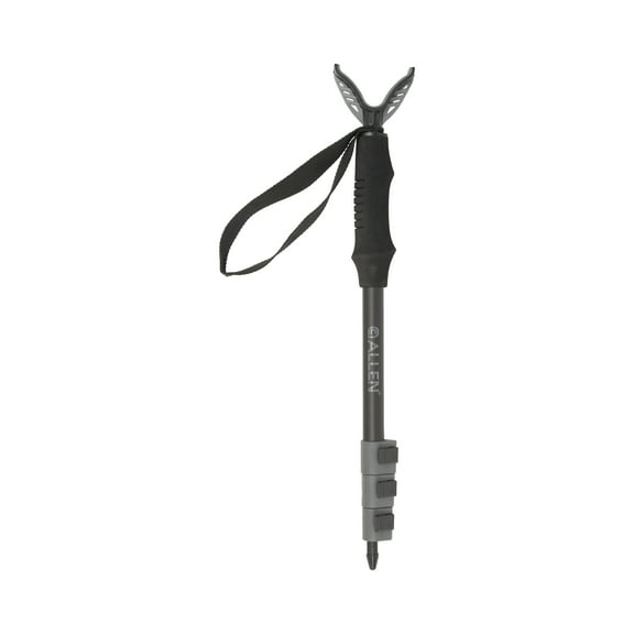 Allen Company Deluxe Shooting Stick, Adjusts 16.25"-45", Black, Aluminum, Model 21631A