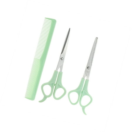 Vocoste Durable Hair Cutting Scissors for Hair Styling Green 1 Set