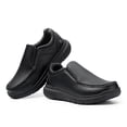 thumbnail image 2 of FitVille Mens Extra Wide Slip on Oxford Shoes Leather Loafers Casual Shoes for Men, 2 of 5