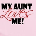 thumbnail image 2 of CafePress - My Aunt Loves Me Infant Bodysuit - Baby Light Bodysuit, Size Newborn - 24 Months, 2 of 4