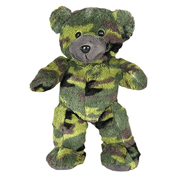 Oso de peluche Stuffems Toy Shop, suave camuflaje de 20 cm