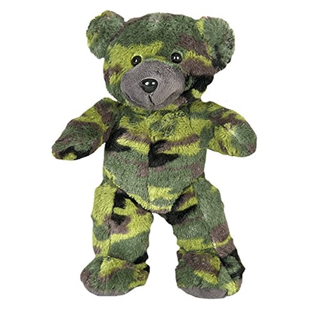 Oso de peluche Stuffems Toy Shop, suave camuflaje de 20 cm
