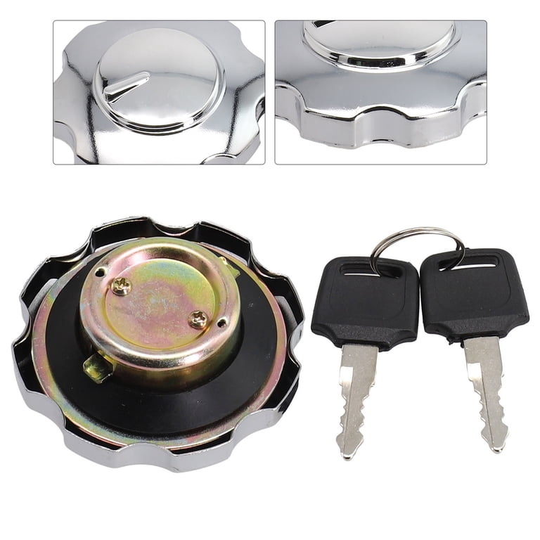 Universal Aluminum Alloy Locking Fuel Cap – For Motorcycles & ATVs (Black)