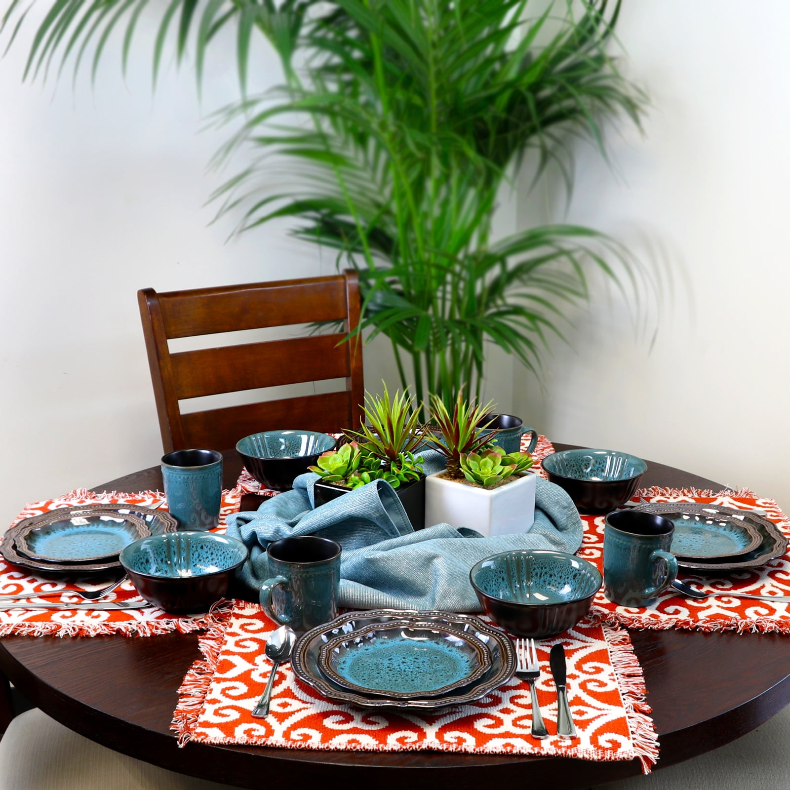 Aqua Dinnerware for Summer Tables — Eatwell101