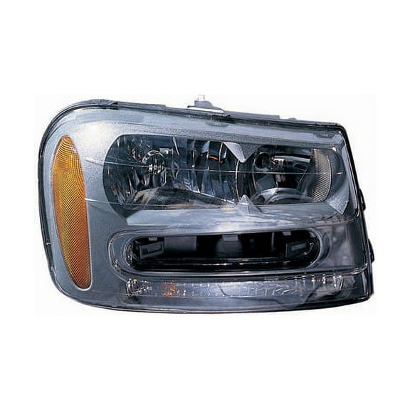 Left Driver Side Headlight Assembly - Compatible with 2002 - 2009 Chevy Trailblazer 2003 2004 2005 2006 2007 2008
