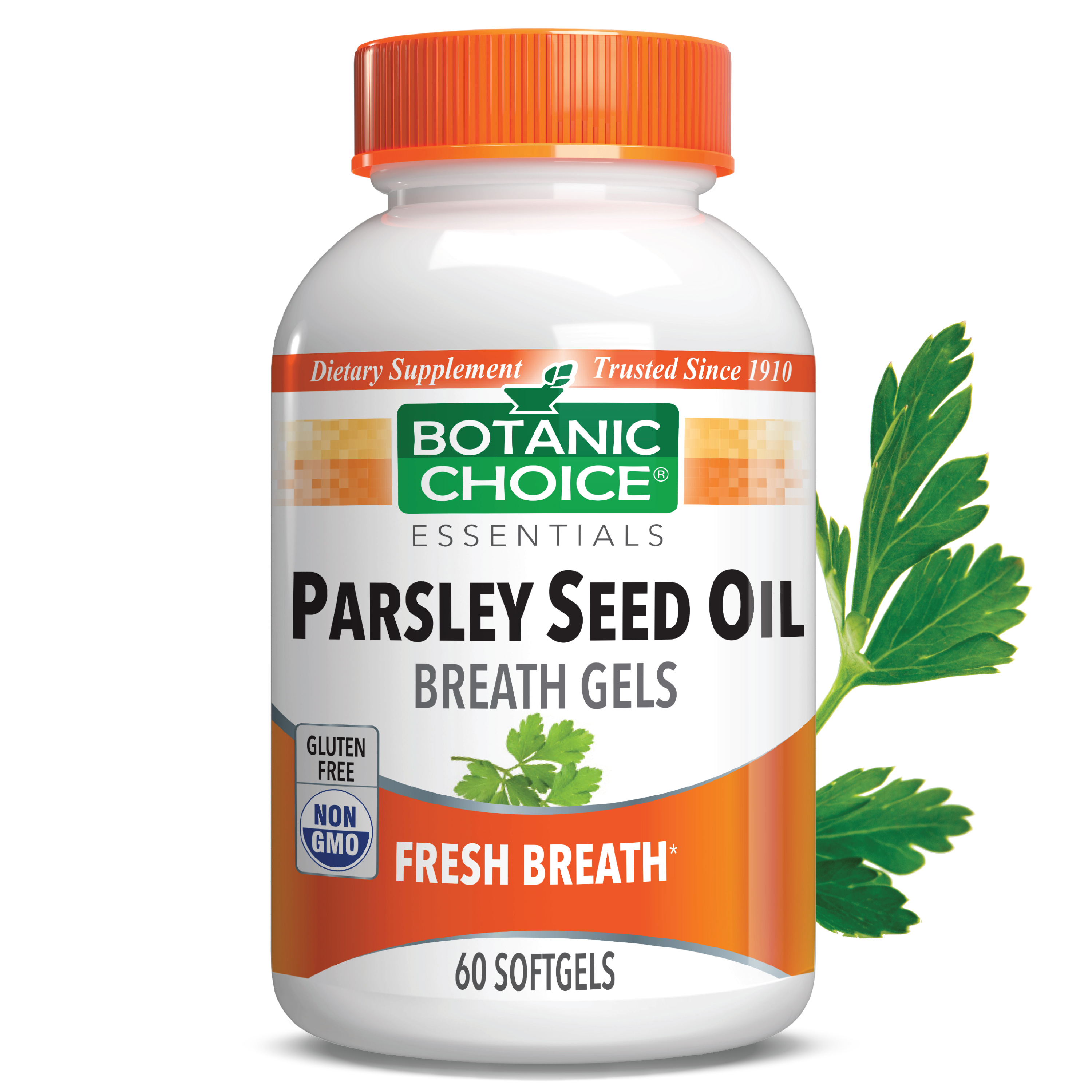 Botanic Choice Parsley Seed Oil Breath GelsBad Breath Supplement for