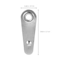 thumbnail image 2 of FELTECHELECTR 1000Ud Clips Para Marco De Fotos En Metal Color Plata Para Fijar Con Material De Hierro Resistente, 2 of 6