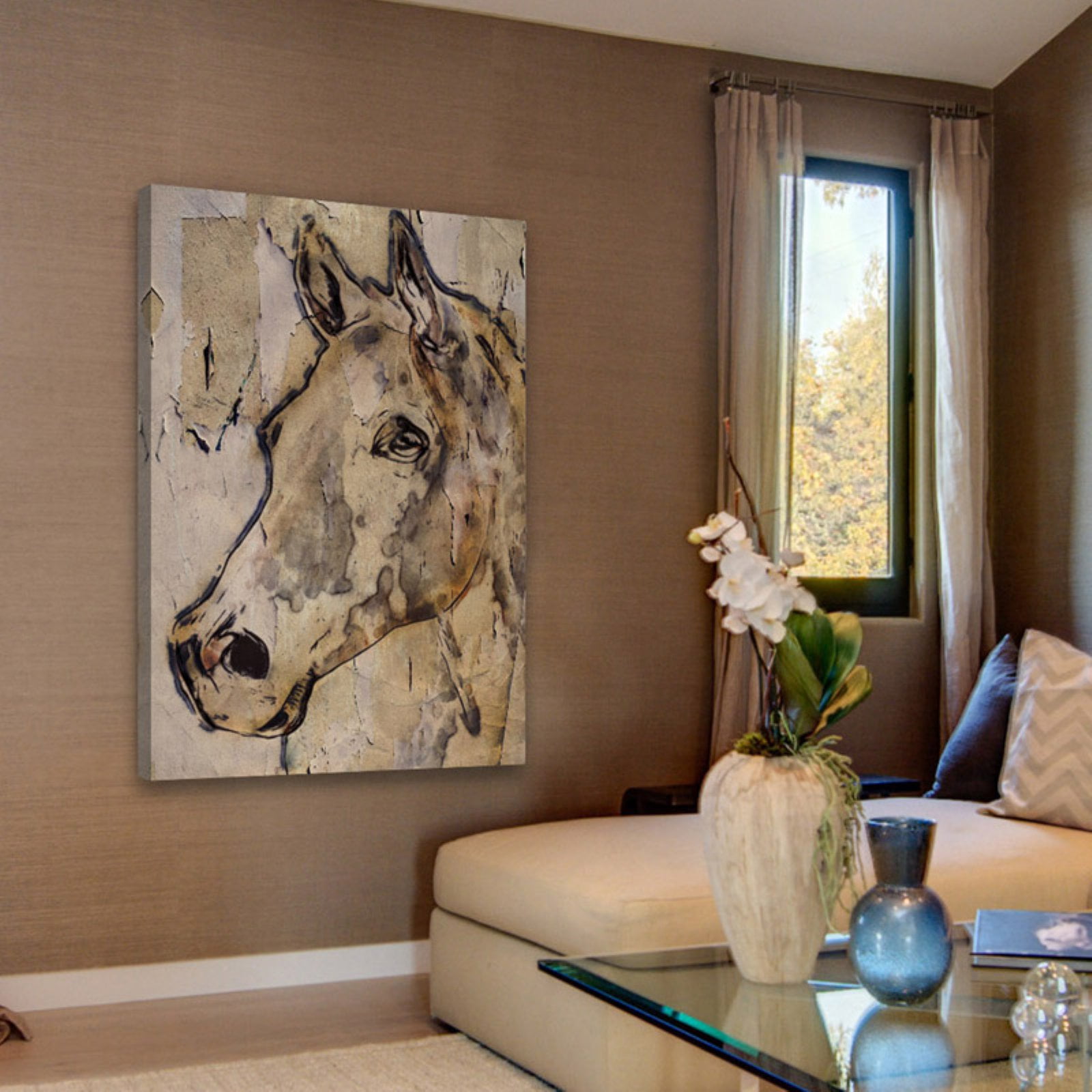 Marmont Hill - "Winner Horse" by Irena Orlov Painting Print on Wrapped Canvas