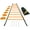Orange, variant on Yes4All Agility Ladder 12 Rungs Orange + Agility 12 Cones Orange + Steel Stakes Combo