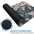 thumbnail image 6 of Blue Bottom Flowers Desk Mouse Pad Pad Mouse Waterproof Non Slip for Office Home Work Gaming Desktop Tables Gaming Rubber Base Mousepad with Stitched Edges 35.4x15.7inches, 6 of 7
