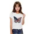 thumbnail image 5 of gljltg (3 - 10 Years) Boys' and Girls' Independence Day - Themed Printed Cotton Round - Neck Short - Sleeve T - Shirt, Soft Fabric, Great for Summer Parties, 5 of 8