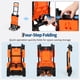 thumbnail image 4 of Yeshouse Carretilla plegable 2 en 1 con cesta plegable: capacidad de 150 kg, diseño de 4 ruedas y asa retráctil, carrito portátil para mudanzas y compras, 4 of 9