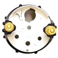 thumbnail image 2 of Faria Boat Blank Filler Gauge BL9683B | Triton 2 Inch Gold White, 2 of 2