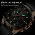 thumbnail image 4 of Reloj de cuarzo para hombre, de cristal, moderno y de ocio, 4 of 8