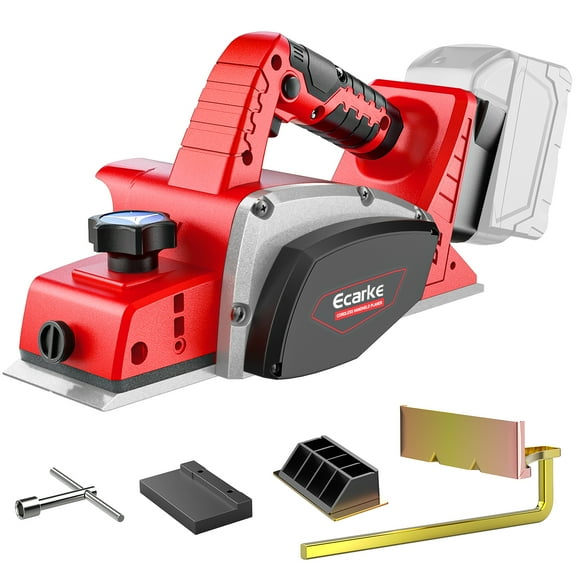 Cordless Electric Hand Planer: 3-1/4-Inch Handheld Planer For Milwaukee 18V Battery (No Battery) - 15000 RPM Power Wood Planer For Woodworking
