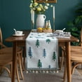 thumbnail image 3 of OUSITAID Table Cloth Living Room Tablecloth Home Restaurant Decoration Cover 1PC New Non-slip Tree Printed Xmas Tabletop Supplies, 3 of 9