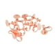 thumbnail image 3 of 10 piezas de aretes con base redonda en blanco con tornillo de 10 mm Oro rosa, 3 of 7