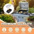 thumbnail image 3 of 9328812P06 Drip Tray Liners for CharBroil G325-5703-W1 G416-0015-W1 Grease Pan, Aluminum Foil Grease Tray for CharBroil Performance 463365021 463448021 Grill Replacement Parts, 20 Pack, 3 of 14