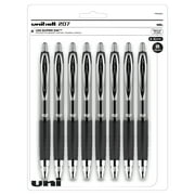 Uniball 207 Retractable Gel Pens, Medium Point (0.7mm), Black Ink, 8 Count