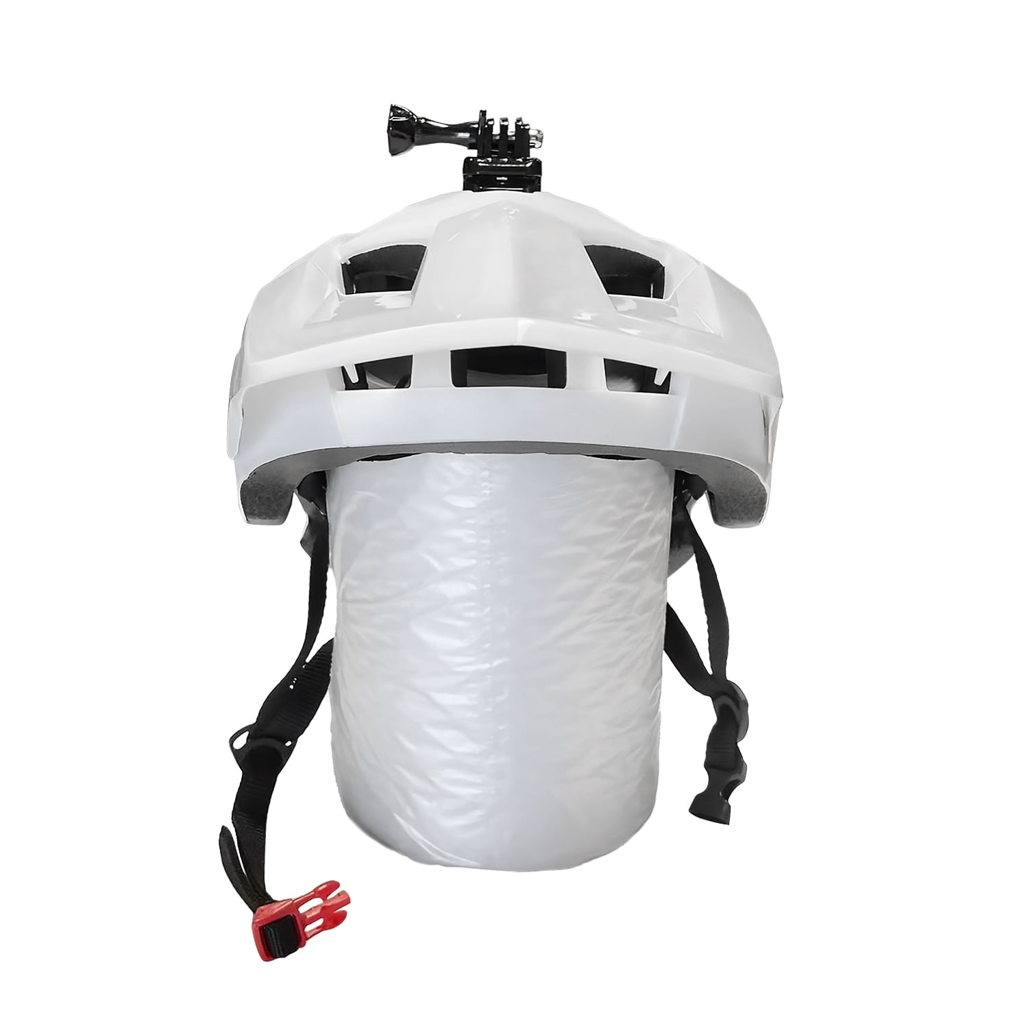 Ruiya White Mountain Helmet Bike Helmet Adjustable Visor Cycling Helmet 55-61cm