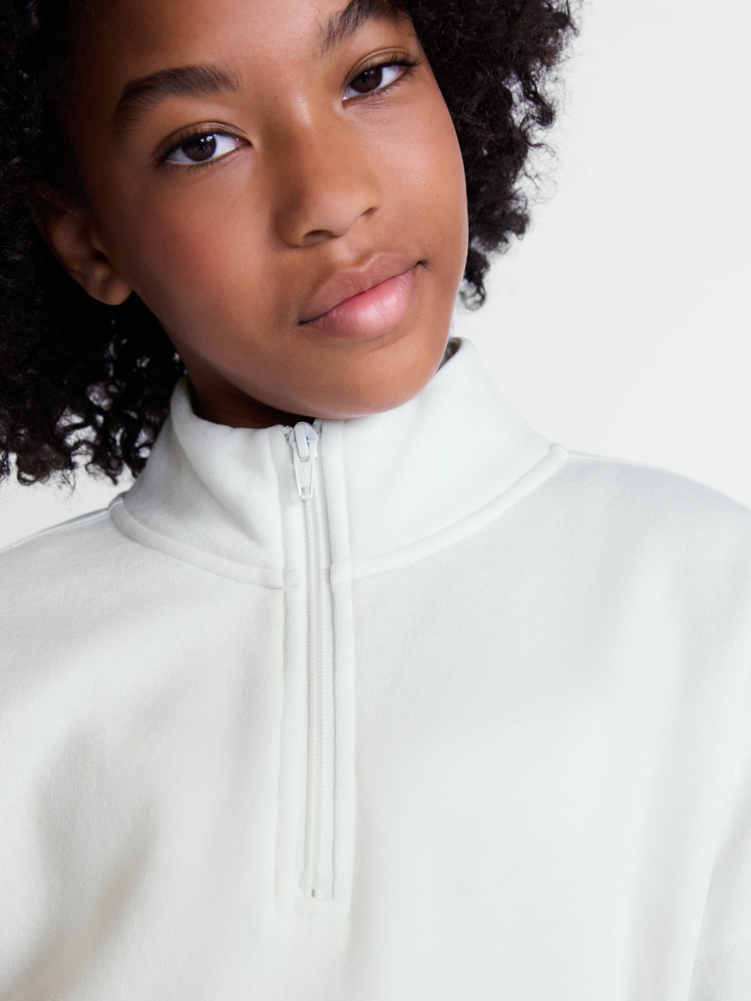 Weekend Academy Girls Fleece Quarter Zip, Sizes 4-18