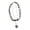 Gray, variant on Double Strand Irregular Heart Shaped Necklace Clavicle Chain Fashion Jewelry