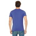 thumbnail image 2 of Bella Canvas Mens CVC Jersey Tee, L, Heather True Royal, 2 of 3
